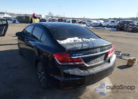 2015 Honda Civic Ex-L z USA, uszkodzony, nr VIN 2HGFB2F96FH556227